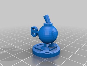 bob-omb trophy 3d printing mario super smash bros 3d print model - Mito3D