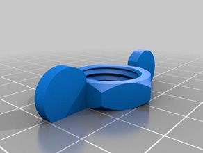 wing nut parts customized 3d print model - Mito3D