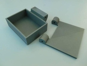 box hinge accessories lid small 3d print model - Mito3D