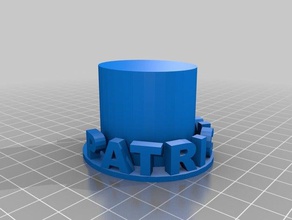 st patrick Tag - top hat irische 3d print model - Mito3D