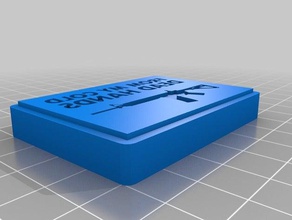 mon timbre personnalisé-o-matic les signes et logos personnalisé 3d print model - Mito3D