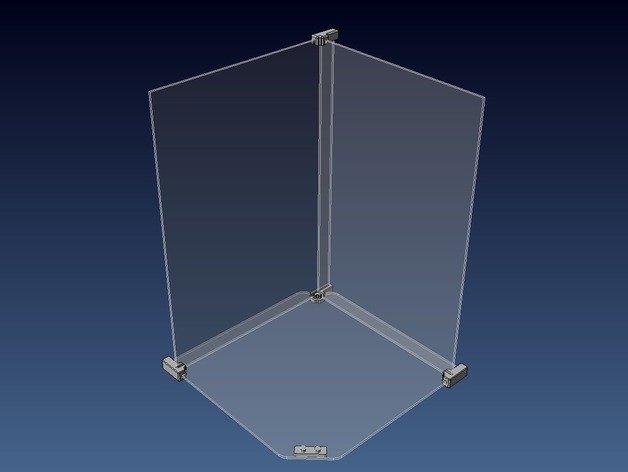 scanner stand d'autres l'acrylique de coupe laser imprimé 3D print model - Mito3D