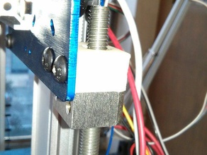 ordbot bloc 3d de l'imprimante pièces hadron stabilisateur z-bloc 3d print model - Mito3D
