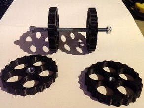 3dplastx abs filament spool center 3d printer accessories filament-spool 3d print model - Mito3D