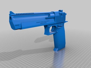 desert eagle 50ae 3d printing useless 3d print model - Mito3D