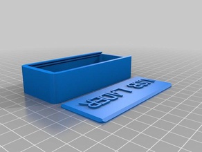 meine angepasste Runde box mit Deckel Container kundengebundene 3d print model - Mito3D