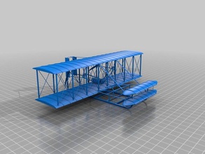 wright brothers 1903 3d printing 3d print model - Mito3D