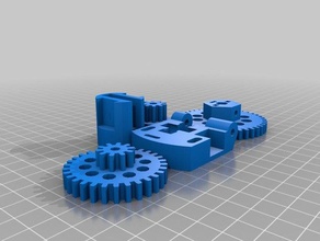 chocolate printer gears 3d parts 3d print model - Mito3D