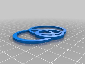 3 ring necklace jewelry customized 3d print model - Mito3D