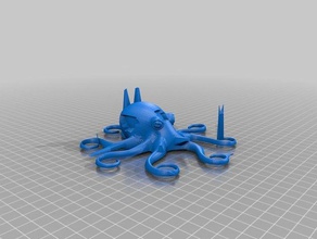 mutant octopus sculptures 3d print model - Mito3D