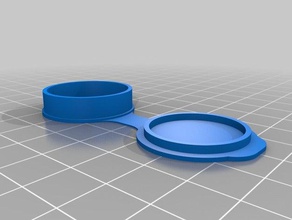 meine angepasste Runde 25mm Container kundengebundene 3d print model - Mito3D