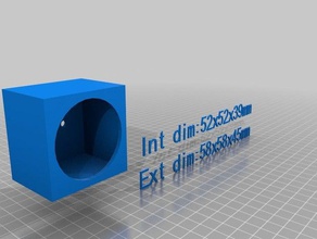 smaller speaker box audio customized 3d print model - Mito3D