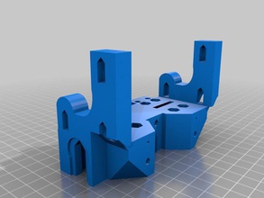 double wade-type extruder other mendel reprap two openscad 3d print model - Mito3D
