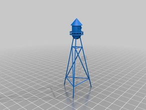 nightvale desktop watch tower water welcome 3d print model - Mito3D