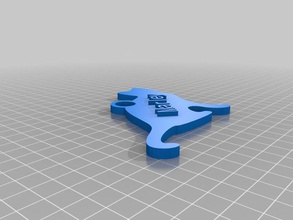 marley Schlüsselanhänger angepasst 3d print model - Mito3D