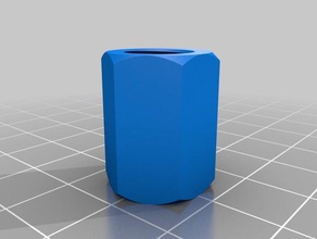 105mm nut parts customized 3d print model - Mito3D