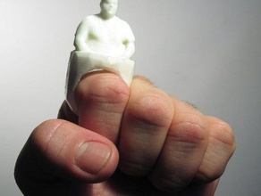 la media joe di raccolta anelli gioielli uomo anello scultura 3d print model - Mito3D