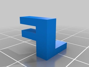 my customized two letter sculpture sculptures 3d print model - Mito3D