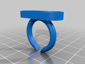 anna ring rings customized 3d print model - Mito3D