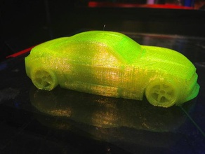 camaro nervoso fixe d'impression à fond plat automobile 3d print model - Mito3D