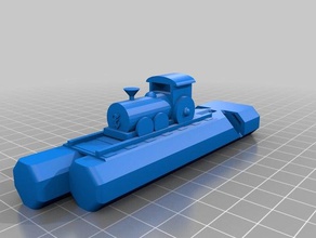 elodie train whistle toy toys & games customized 3d print model - Mito3D