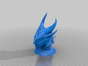 daidric helment stand 3d printing 3d print model - Mito3D