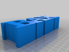 bax personalizado 3d print model - Mito3D