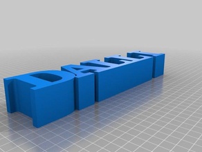 dall' personalizado 3d print model - Mito3D