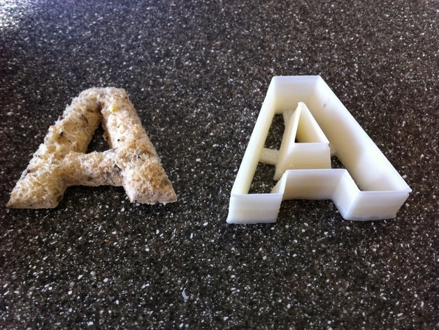 emporte-pièces alphabet d'autres 3D print model - Mito3D