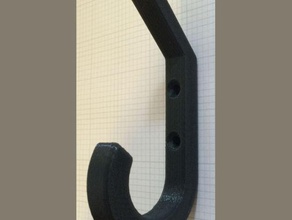 coat closet hook - hanger organization wall mount 3d print model - Mito3D