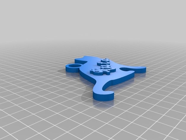 my customized keychain ruta keychains 3D print model - Mito3D