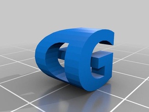 meu personalizados dois carta de escultura esculturas personalizado 3d print model - Mito3D