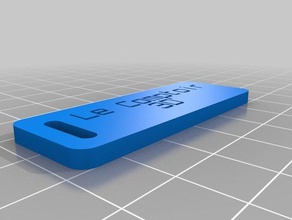 negocios keyring3 organización personalizado 3d print model - Mito3D