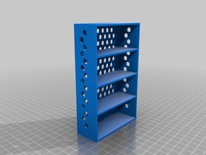 meine individuelle Schubladenbox hex Muster-Seiten Container kundengebundene 3d print model - Mito3D