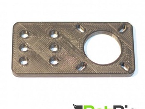 motor montaj plakası ratrig openbuilds v-yuvası diy motorplate plaka step stepperplate 3d print model - Mito3D