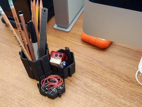 mew modulaire bureau bien rangé système d'autres de organisateur crayon 3d print model - Mito3D