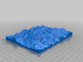 le mont everest 1 100000 Carte en 3d Cartes la cartographie changtse dem demto3d géodésique géodésie géographie sig les glaciers de l'himalaya lhotse carte mde montagne montagnes topographie népal nuptse tout relief terrain modèle topographique 3d print model - Mito3D