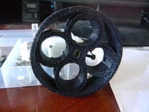 parametric wheel other openscad 3d print model - Mito3D