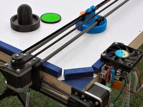 air hockey robô open source impressora 3d hack robótica Impressora diy eletrônica jogo o hóquei hardware aberto motor de passo brinquedo 3d print model - Mito3D