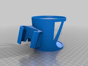 chicco porte-gobelet les pièces de rechange bébé poussette transport le support tasse liteway 3d print model - Mito3D