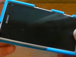 sony xperia z1 compacto cobertura básica telefone celular tampa 3d print model - Mito3D