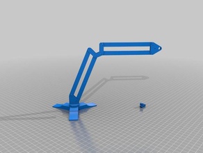 desk lamp-frame kit display model 3d printing lamp electrical light 3d print model - Mito3D