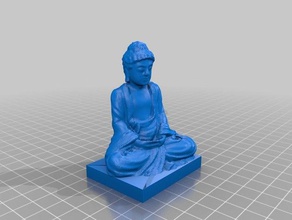 nispeten yüksek çözünürlüklü Buda heykeller bodhisattva Budizm dharma 3d print model - Mito3D