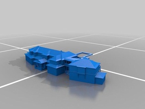 goldberg residência edifícios e estruturas 3d print model - Mito3D