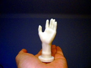my left hand scans replicas 3d scan carmine human skanect 3d print model - Mito3D
