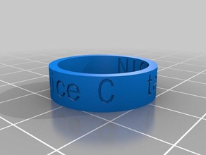 nice c te d'azur rings customized 3d print model - Mito3D