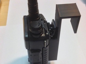baofeng uv-5r Aufhänger - Elektronik amateur radio clip ham hanger uv5r 3d print model - Mito3D