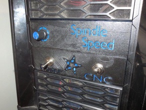 dava modifiye 2 elektronik shapeoko bilgisayar 525 bay c kapağı cd-r ciy cnc router makine durumda tepsi diy sürücü bölmesi shapeoko2 denetleyici hız spindle tinyg 3d print model - Mito3D