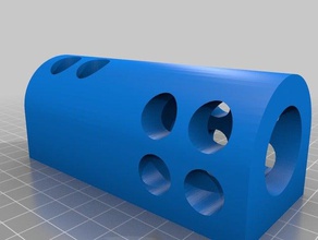 tubo de calibración La impresión en 3d las pruebas conducto orientación prueba el 3d print model - Mito3D