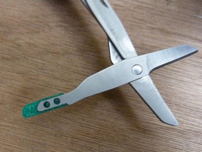 leatherman scissor handle replacement tools cover part scissors sketchup 3d print model - Mito3D